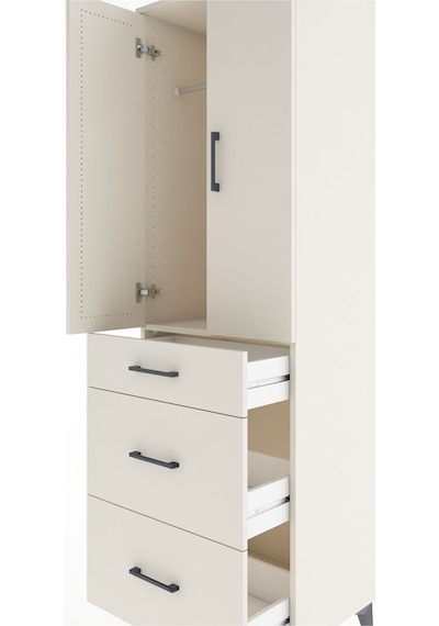 Hyperion Dolap Tek Raflı 3 Çekmeceli Tek Askılı 60x44x195 Ayt... Aytaşı Hyperion Dolap Tek Raflı 3 Çekmeceli Tek Askılı 60x44x195 Ayt... Aytaşı
