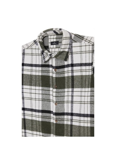 Tudors Erkek Slim Fit Dar Kesim Kareli Kışlık Oduncu Gömlek-42345 Haki Tudors Erkek Slim Fit Dar Kesim Kareli Kışlık Oduncu Gömlek-42345 Haki