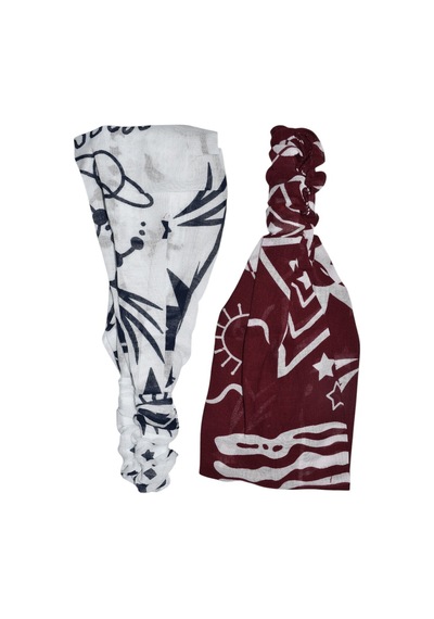 Bandana Paraşüt Model Lastikli 2 Li Kahverengi