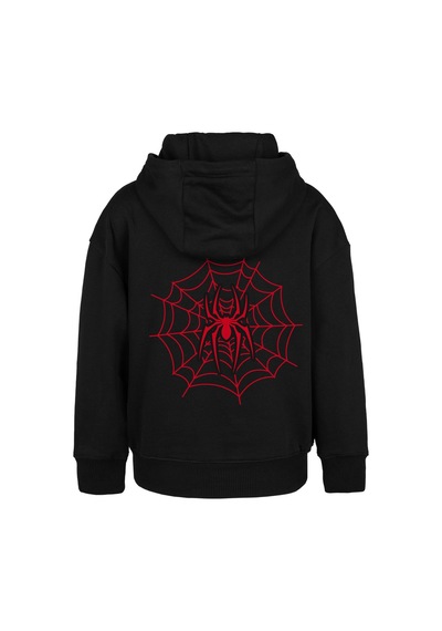 Brz Kids Unisex Çocuk Spider Hoodie Siyah