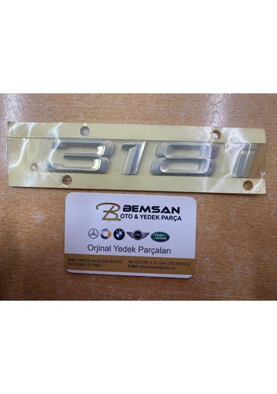 BMW E90 F30 318İ BAGAJ YAZISI 51147157553.