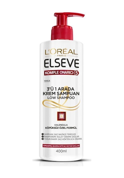 Elseve Komple Onarıcı 5 3'ü 1 Arada Krem Şampuan 400 ML