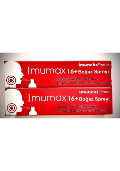 İmuneks İmumax 16+ Boğaz Spreyi 30 ML 2'li