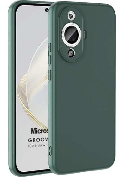 Microsonic Huawei Nova 12s Kılıf Groovy Soft Koyu Yeşil -
