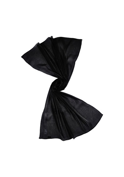 Mim Eşarp Mio Prenses Parıltılı Cam Kırığı Şal 65x190 Cm - Koyu Füme