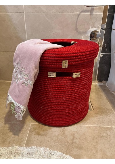 Zengin Design Home Çamaşır Sepeti Zdh-987 Kırmızı