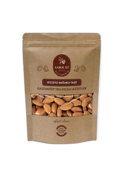 Kabuk İçi Kuruyemiş Badem Çiğ 1 KG