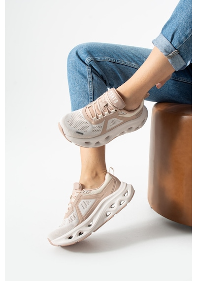 Stato Kadın Sneakers Ayakkabı Pudra Triko