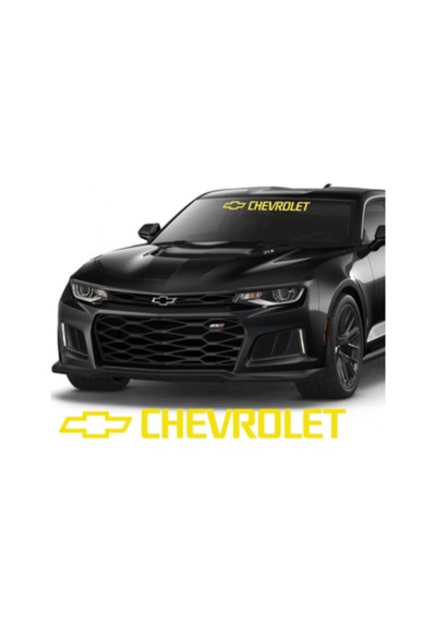 Chevrolet Ön Cam Araba Sticker Yapıştırma 30 Cm En