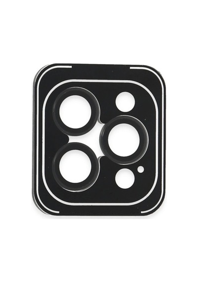 Joko Apple iPhone Uyumlu  16 Pro Max Pvd Metal Kamera Lens - Siyah