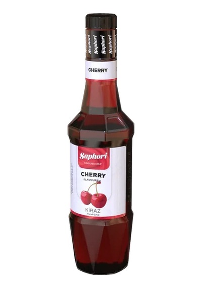Saphori Kiraz Aromalı Kokteyl Şurubu Kiraz Şurubu 700 Ml