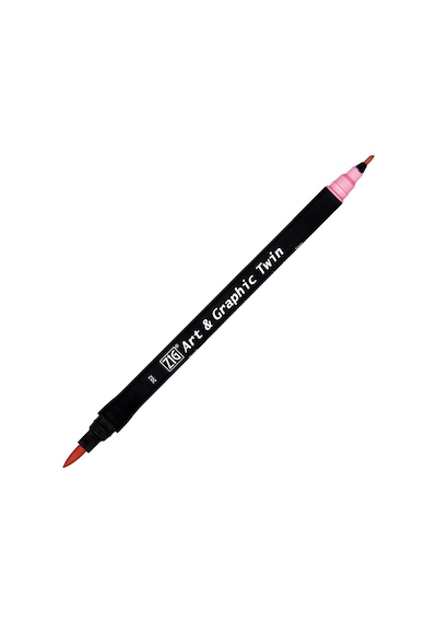 Zig Art & Graphic Twin Marker Çizim  Kalemi 202 Light Magenta
