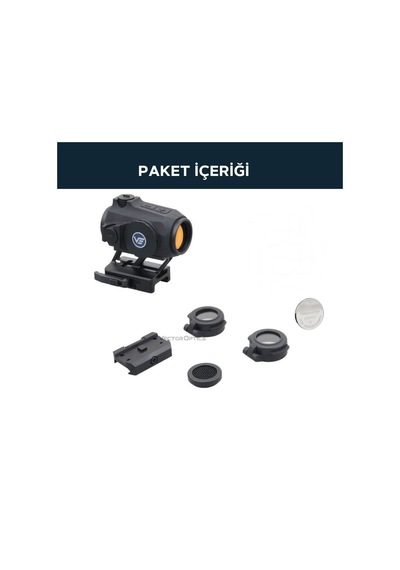 Vector Optics Maverick-ıv 1x20 Mini Rubber Armored Sop Siyah Red Dot Nişangah Siyah