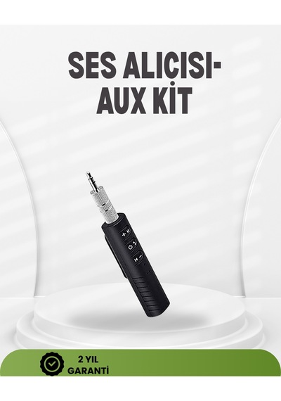 Kablosuz Ses Çözümü - 3.5mm Jaklı Bluetooth Müzik Alıcısı