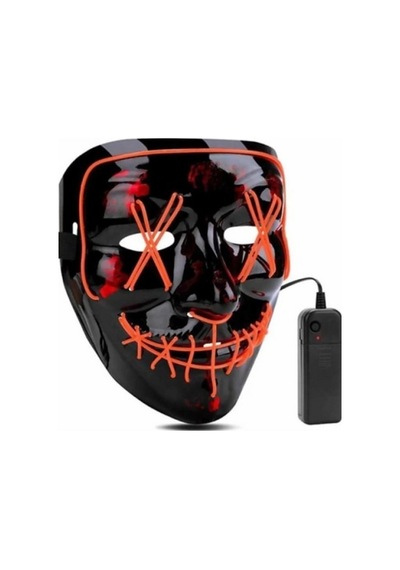 Led Işıklı Yeşil Maske Çok Renkli