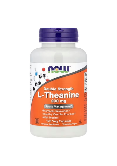 Now Foods Double Strength L-theanine With İnositol 120 Veg Capsules