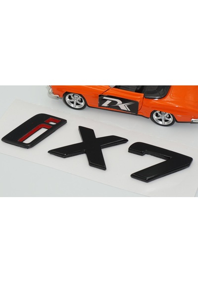Dk Tuning Yeni İx7 Bagaj Siyah Kırmızı Abs Yazı Logo Bmw İle Uyum