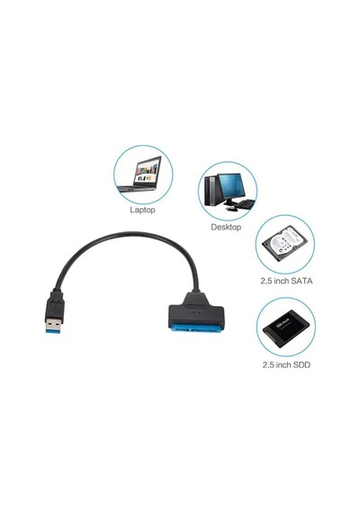 Store Usb 3.0 To Sata 2.5" Hdd Ssd Veri Aktarım Kablosu High Speed Harici Disk Dönüştürücü