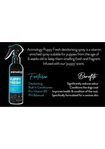 Puppy Fresh Kötü Koku Giderici Yavru Köpek Bakım Ve Tarama Spreyi 250 Ml