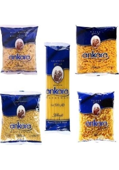 Nuhun Ankara Makarnası 5 Çeşit Makarna 20'li