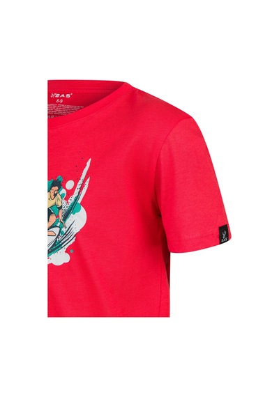 2as Aja Çocuk Baskılı T-shirt 216 Kırmızı