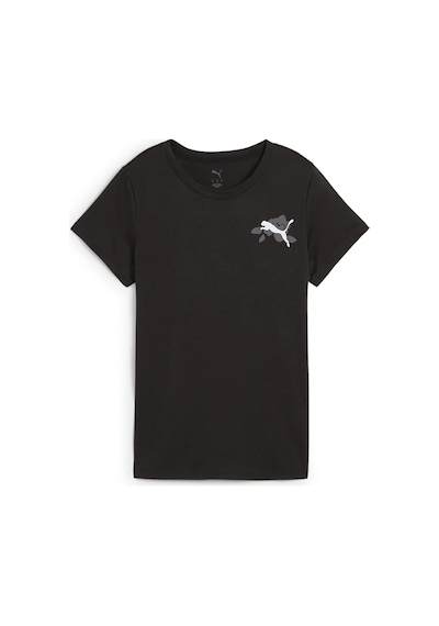 Puma Graphics Train Concept Kadın Siyah Günlük Stil T-shirt 52655901 1643396 SIYAH