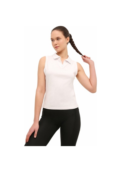 Kinetix Wb Polo Yaka 10mdk212 5fx Ekru Kadın Atlet Bej