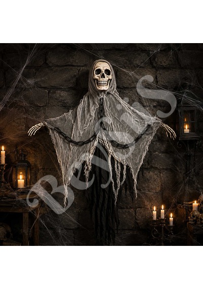 Beysüs Cadılar Bayramı Halloween Işıklı Sesli İskelet Tavan Süsü