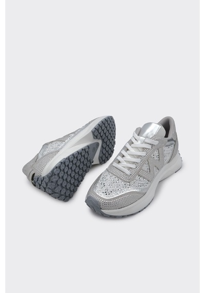 Derinet Comfort Taban Kadın Sneaker Buz Bey Taşlı Buz Bey Taşlı