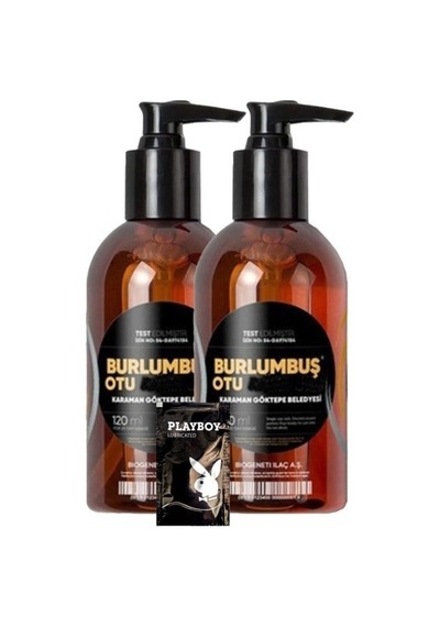 Playboy Burlumbuş Otu Jeli 2li 120 Ml Bölgesel Relax Jeli + 1 Hediye Jel Kozme:0384