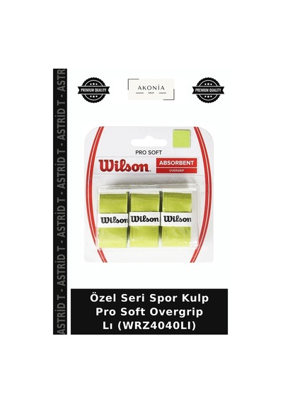 Özel Seri Spor Kulp Pro Soft Overgrip Lı Wrz4040lı Çok Renkli
