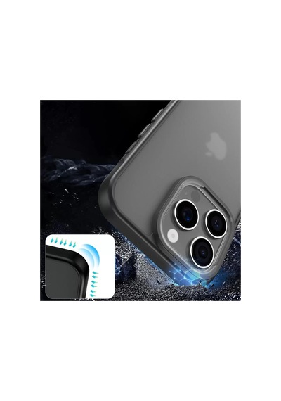 Newface Apple İphone 16 Pro Max Kılıf Elegant Kapak - Siyah