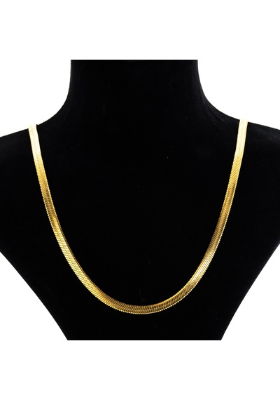 Biem İtalyan Zincir Model Çelik Kolye Gold/gümüş