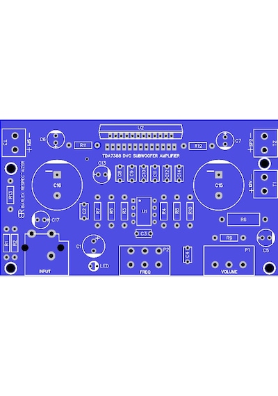 12 Volt Subwoofer Amfi Devresi Tda7388