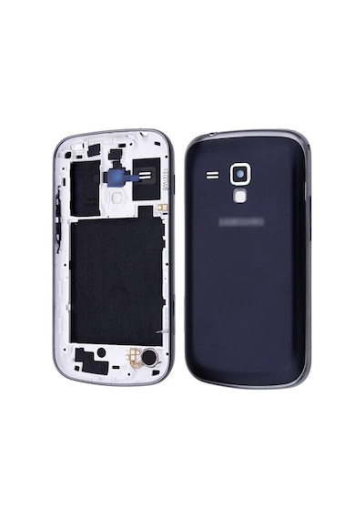 Samsung Galaxy Uyumlu S Duos S7562 Kasa Kapak - Siyah