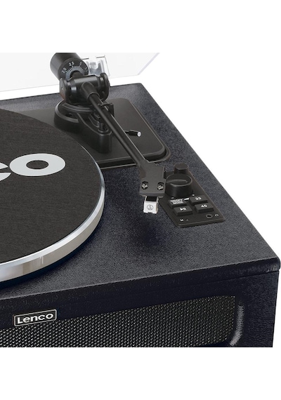 Lenco LS-430BK 4 Dahili Hoparlörlü Bluetooth Plak Çalar - Siyah