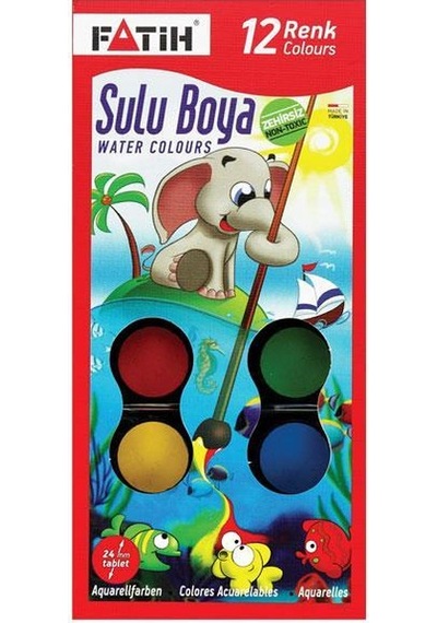 Fatih Sulu Boya S-12 Renk Çok Renkli