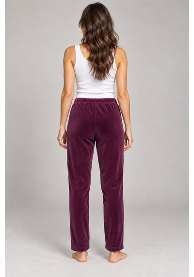 Mavera Mv06 Kadın Bordo Uzun Pijama Altı Bordo - 938668366 Bordo - 938668366 Bordo