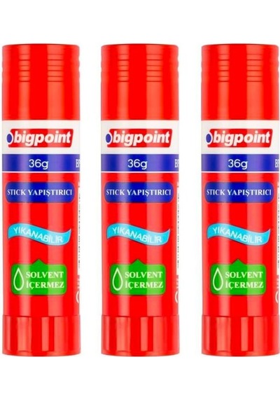 Bigpoint Stick Yapıştırıcı 36 Gr 3 Adet Bp490