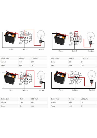 16mm Metal Buton Beyaz Power Sembol Led Işıklı Panel Montaj Düz Kafa Kilitlemeli Dc 6a 12v Ip67 Düğm