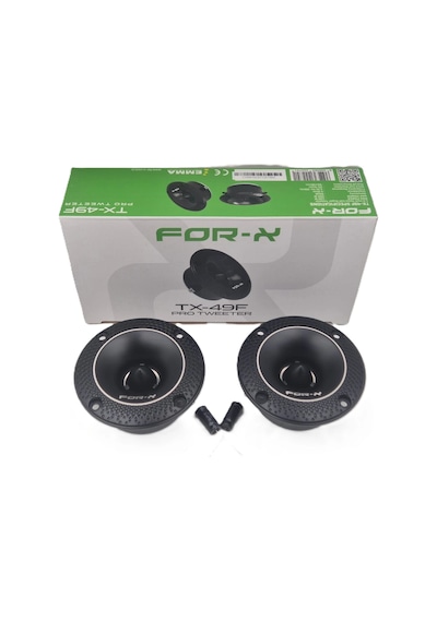 For-x Dome Tweeter 10cm - Pro 200w 100 Rms Tiz - For-x Tx-49f 10cm Dome Tweeter
