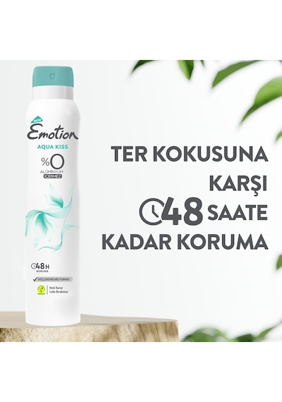 Emotion Aqua Kiss Kadın Sprey Deodorant 6 x 200 ML