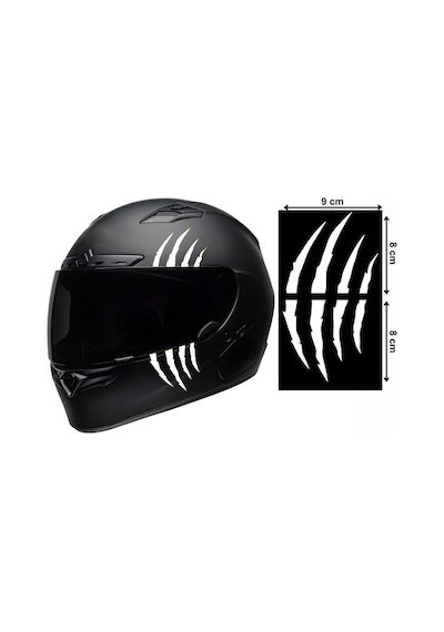 Motorsiklet Kask Pençe Sticker 9x16 Cm