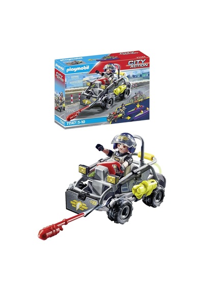 City Action 71147 Swat-multi-terrain-quad, Dönüştürülebilir Sek Sürat Teknesi, 5 Yaş Ve Üzeri Ç Standart
