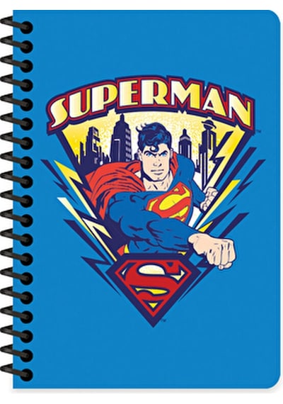 Superman A6 80 Yaprak Çizgili Spiralli Bloknot Diğer