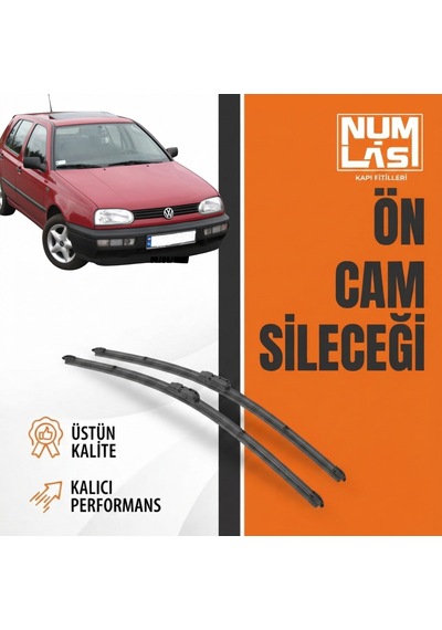 Volkswagen Golf 3.nesil Ön Cam Silecek Takımı Numlas-a Kalite-nm0001