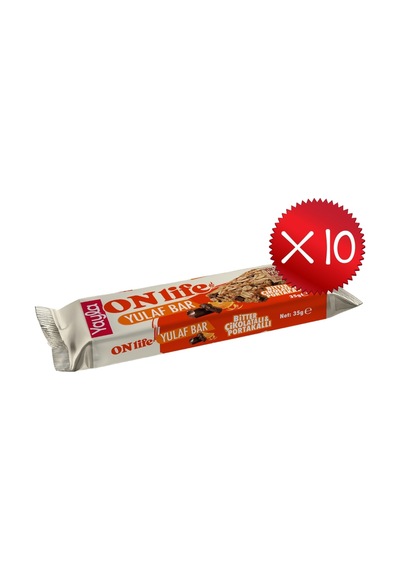 Yayla Onlife Bitter Çikolatalı Ve Portakallı Yulaf Bar 35 G X10
