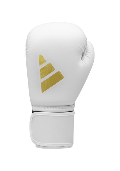 Adidas Adısbg50 Speed 50 Boks Eldiveni Kick Boks Eldiveni Beyaz Altın Yeni Seri Beyaz