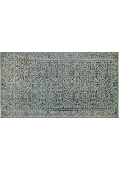 Eşsız 100% Yün El Dokuma Vıntage Halı 134 X 242 Cm 9679