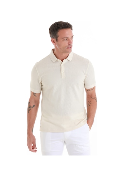 Hatemoğlu Bej Regular Fit Düz Merserize Polo Yaka  Tişört 35362024c020 006 Bej